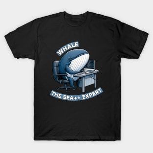 Whale Programmer: The Sea++ Developer T-Shirt